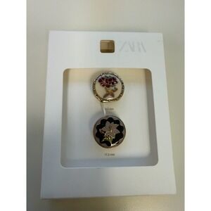 Zara Zinc Resin Floral Flower Hummingbird Bohemian Hippie Cocktail Ring Set